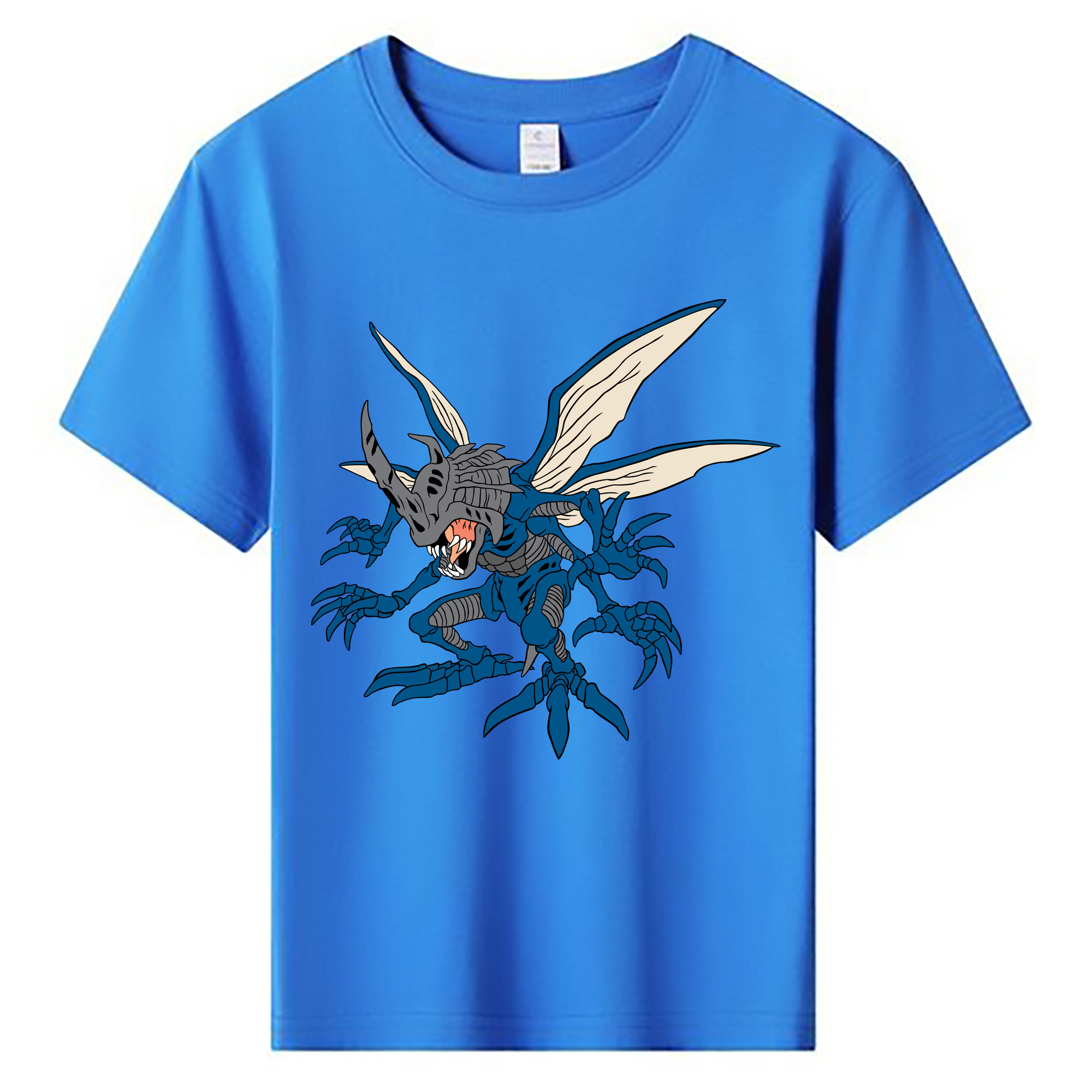 （画像用） Digimon デジタルモンスター/デジモン 綿100％キッズTシャツ（フロントプリント）